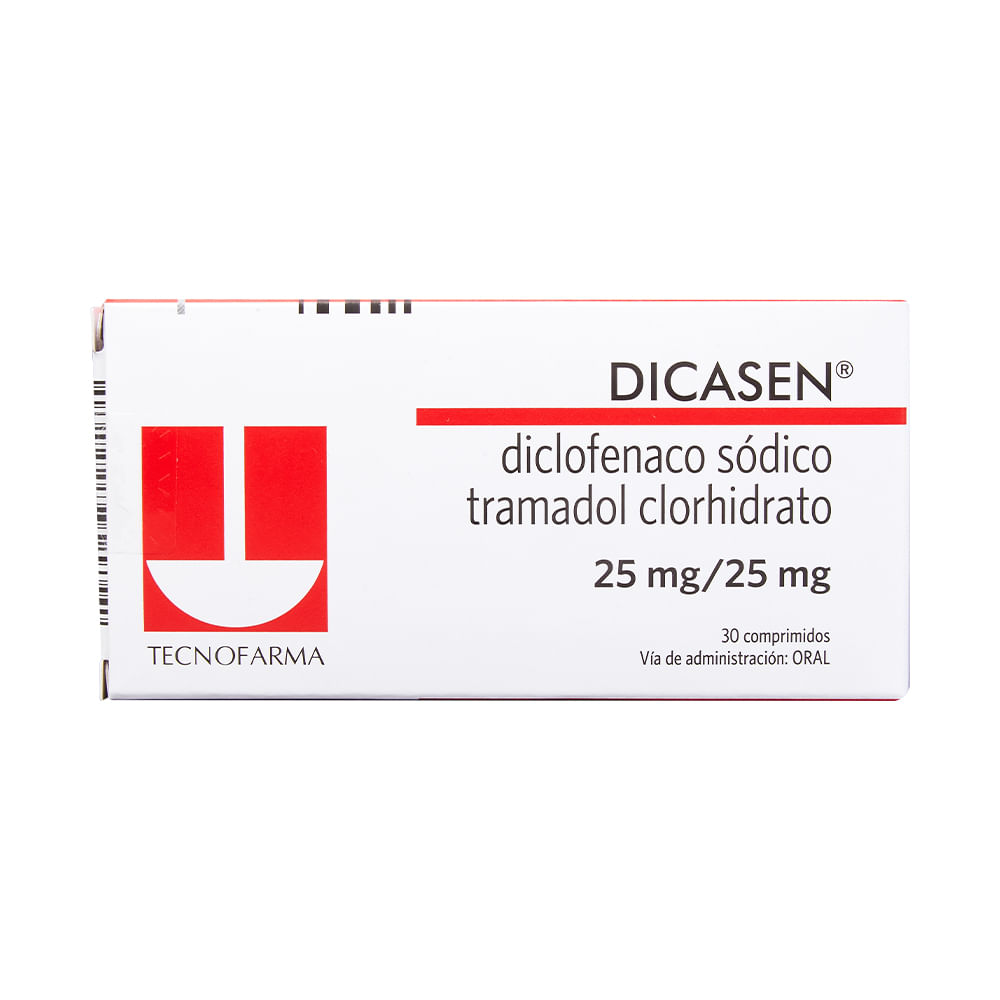 Dicasen 25 Mg/25 Mg Comprimido